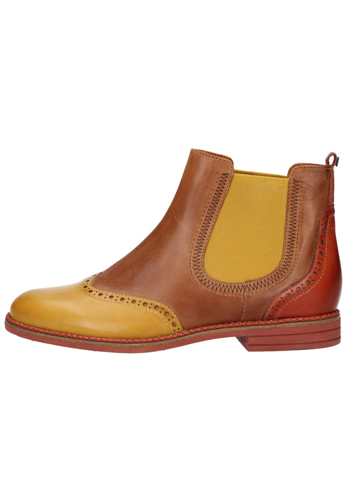 Tamaris Stiefelette Leder Nussbraun - surf4shoes