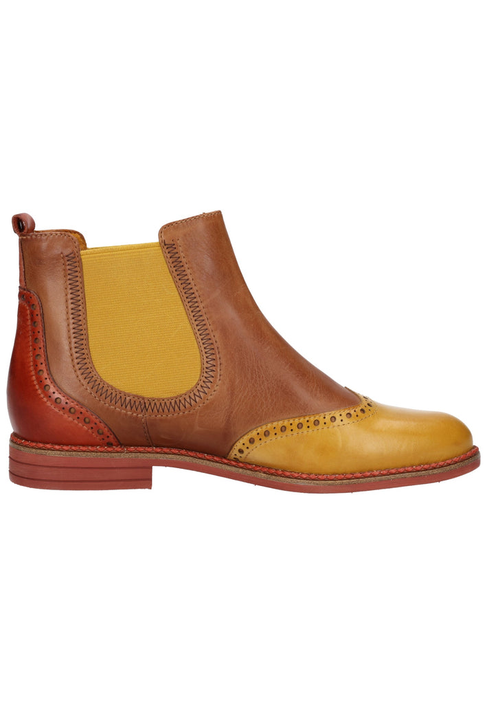 Tamaris Stiefelette Leder Nussbraun - surf4shoes