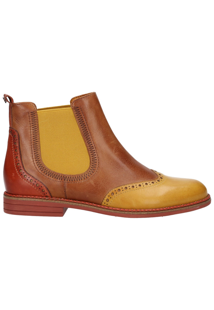 Tamaris Stiefelette Leder Nussbraun - surf4shoes