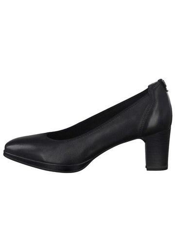 Tamaris Pumps Leder Schwarz - surf4shoes