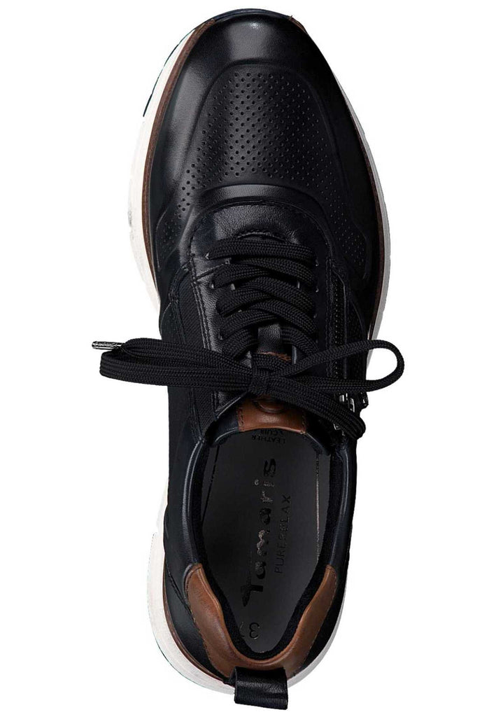 Tamaris Sneaker Leder Navy - surf4shoes