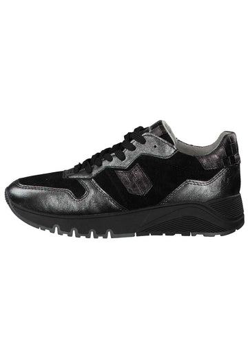 Tamaris Sneaker Leder/Textil Pewter - surf4shoes