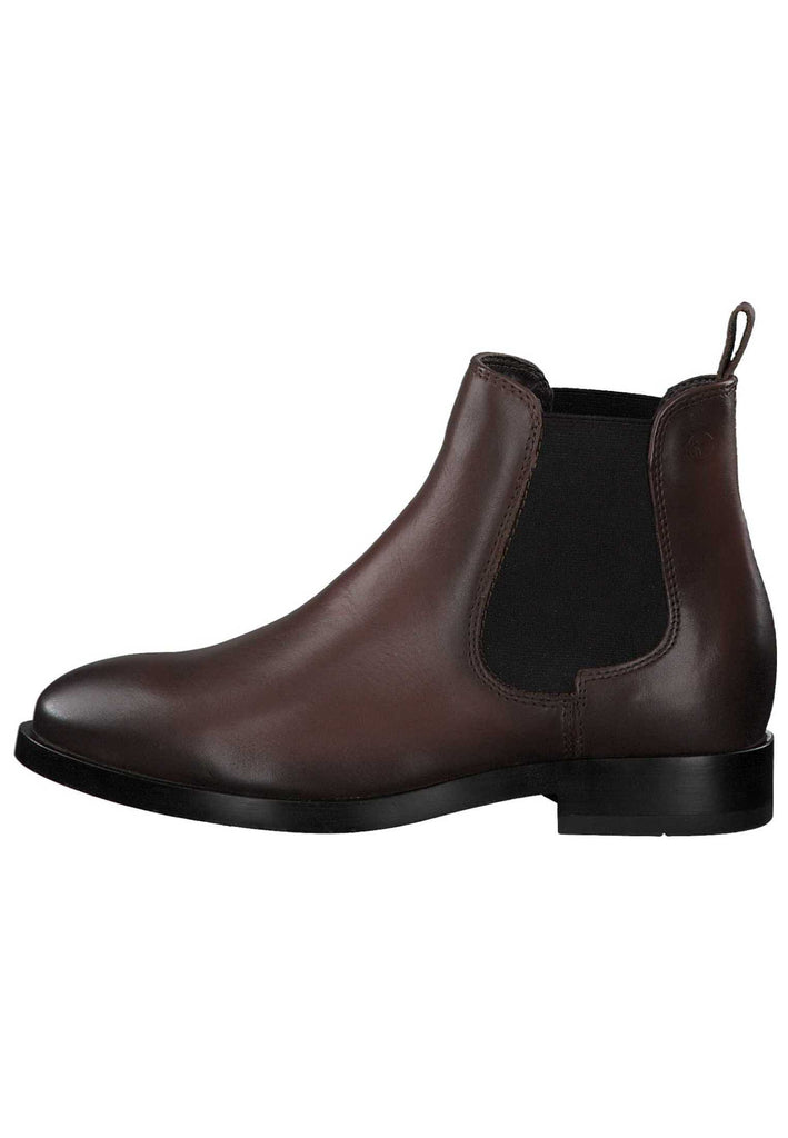 Tamaris Stiefelette Leder Cafe - surf4shoes