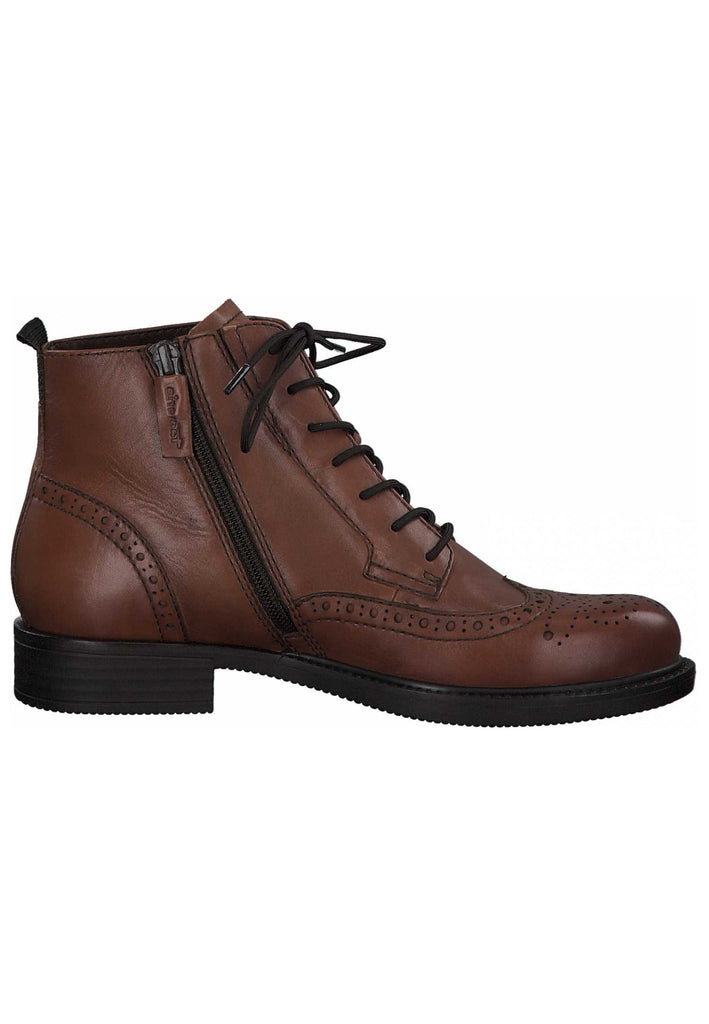 Tamaris Stiefelette Leder Brandy - surf4shoes