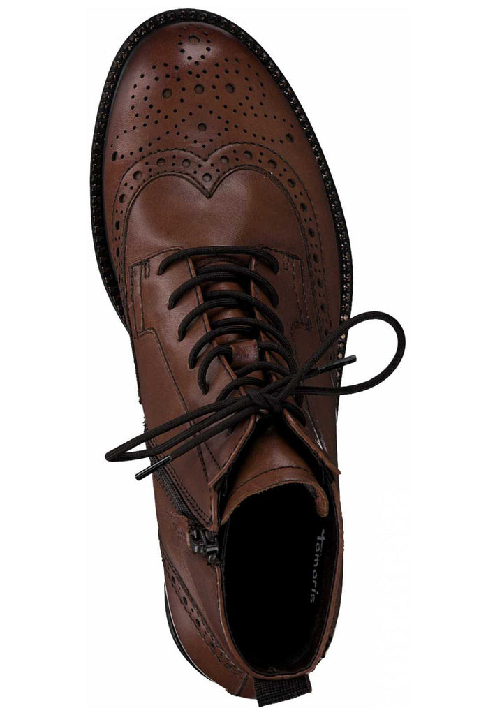 Tamaris Stiefelette Leder Brandy - surf4shoes