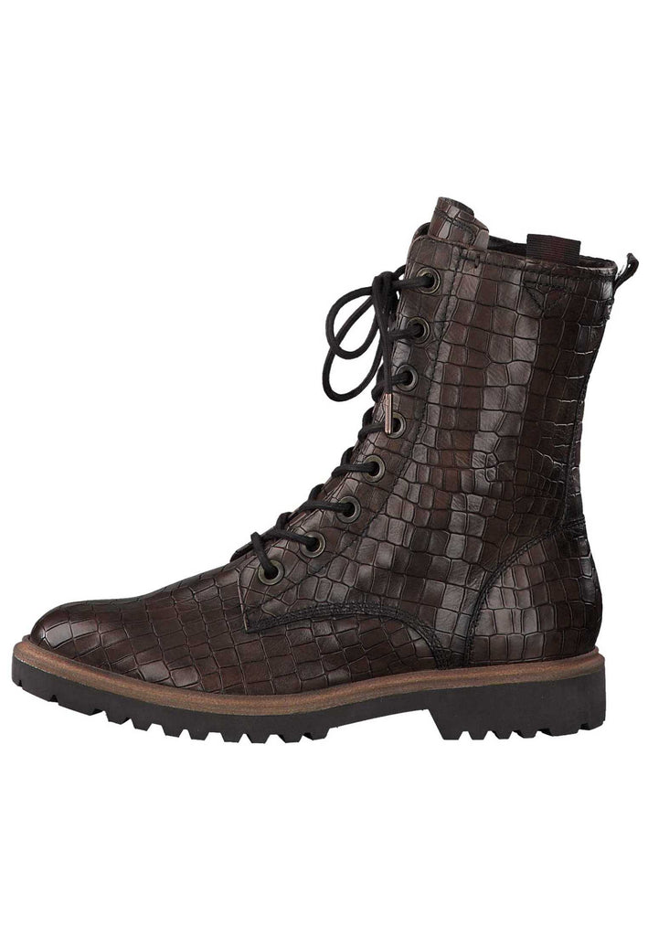 Tamaris Stiefelette Leder Cafe - surf4shoes
