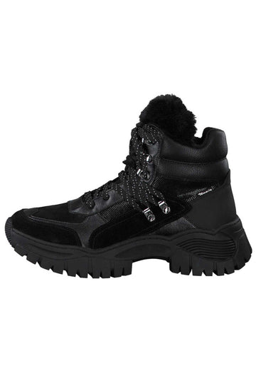 Tamaris Stiefelette Leder/Synthetik Black - surf4shoes