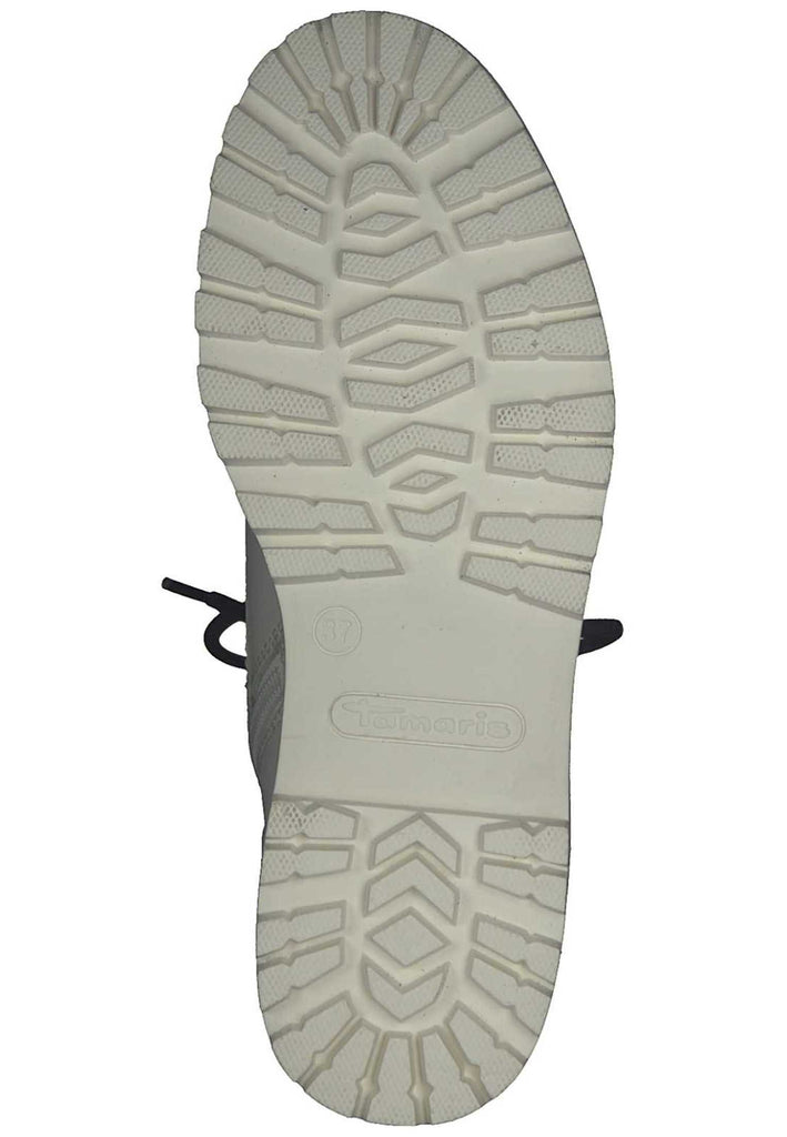 Tamaris Stiefelette Leder Weiß/Schwarz - surf4shoes