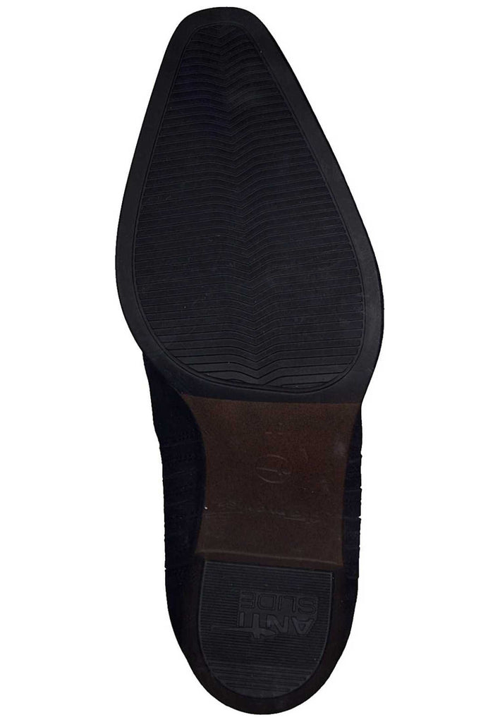 Tamaris Stiefelette Leder Schwarz - surf4shoes