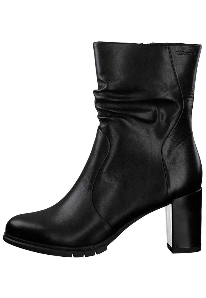 Tamaris Stiefelette Leder Schwarz - surf4shoes