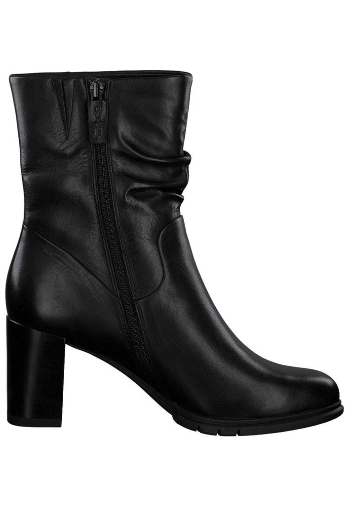 Tamaris Stiefelette Leder Schwarz - surf4shoes