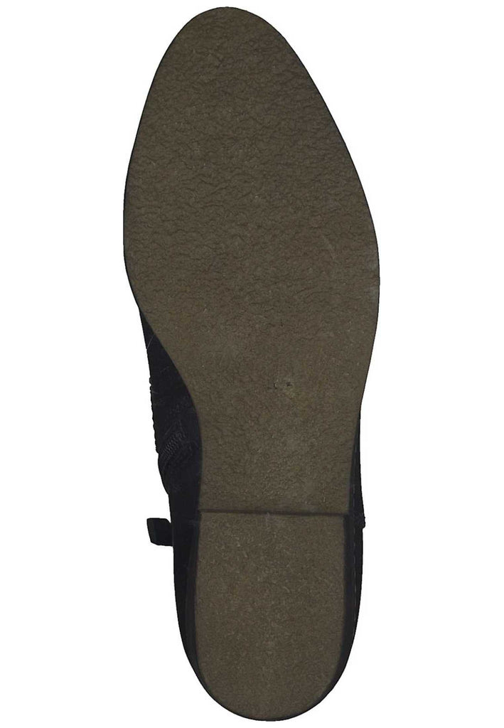 Tamaris Stiefelette Leder Schwarz - surf4shoes