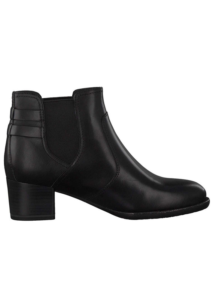 Tamaris Stiefelette Leder/Synthetik Schwarz - surf4shoes