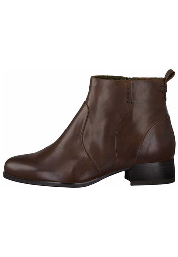 Tamaris Stiefelette Synthetik Brandy - surf4shoes