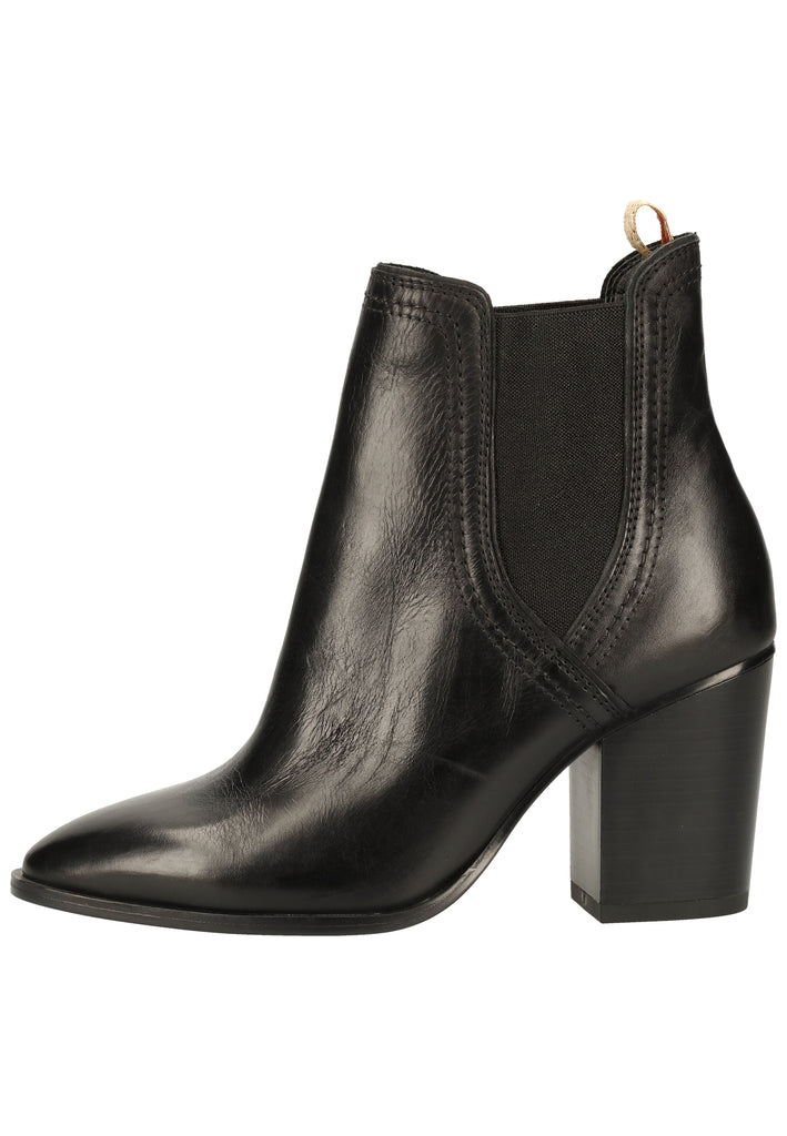 Tamaris Stiefelette Leder Schwarz - surf4shoes