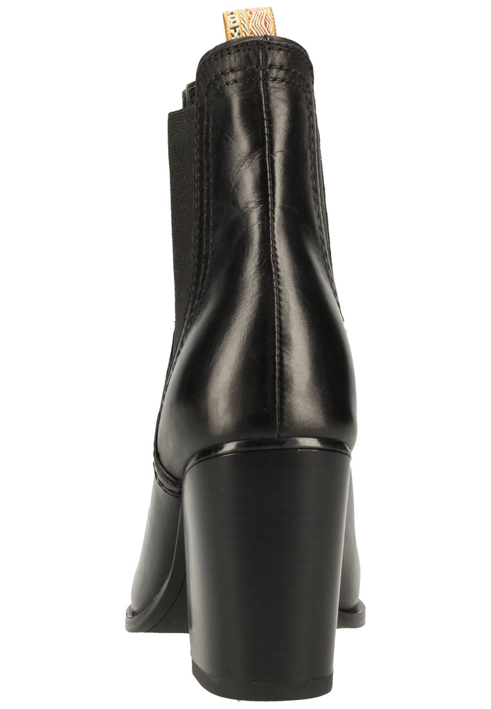 Tamaris Stiefelette Leder Schwarz - surf4shoes