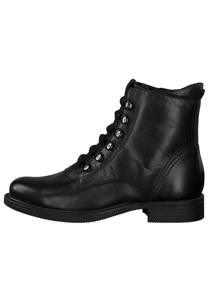 Tamaris Stiefelette Leder/Textil Schwarz - surf4shoes