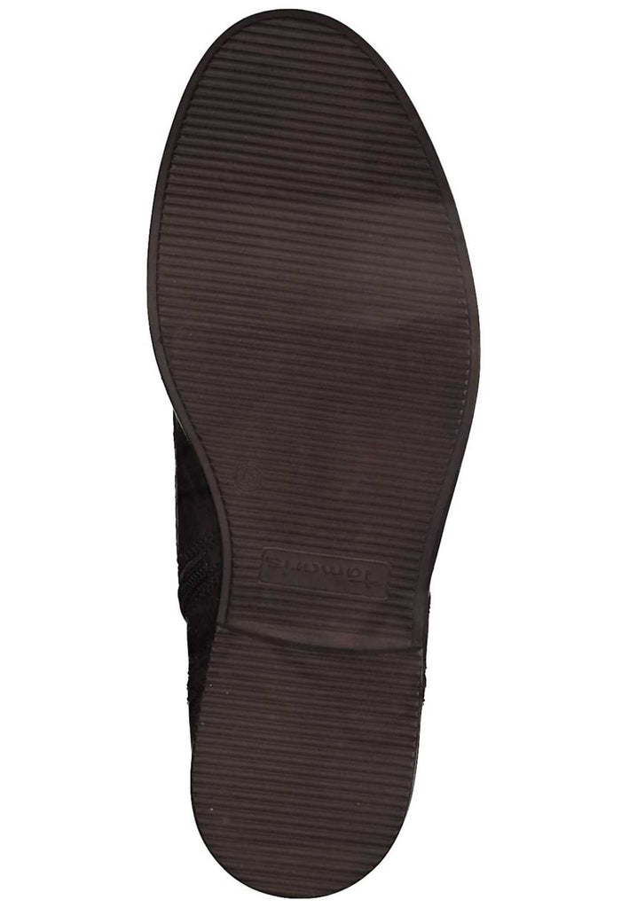 Tamaris Stiefelette Leder/Textil Braun - surf4shoes