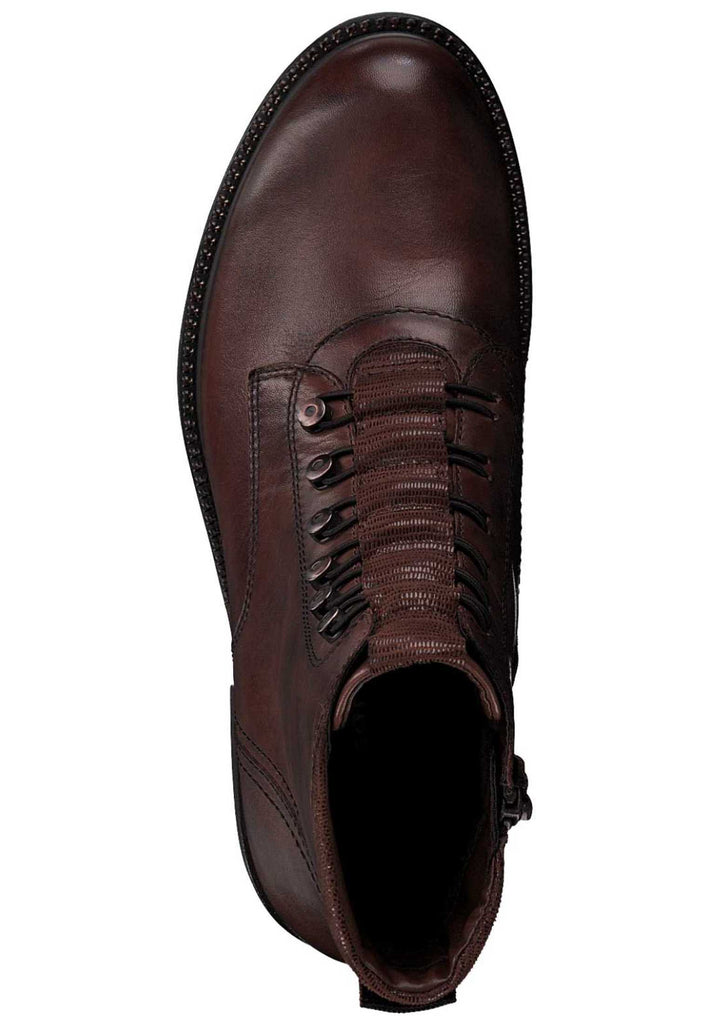 Tamaris Stiefelette Leder/Textil Braun - surf4shoes