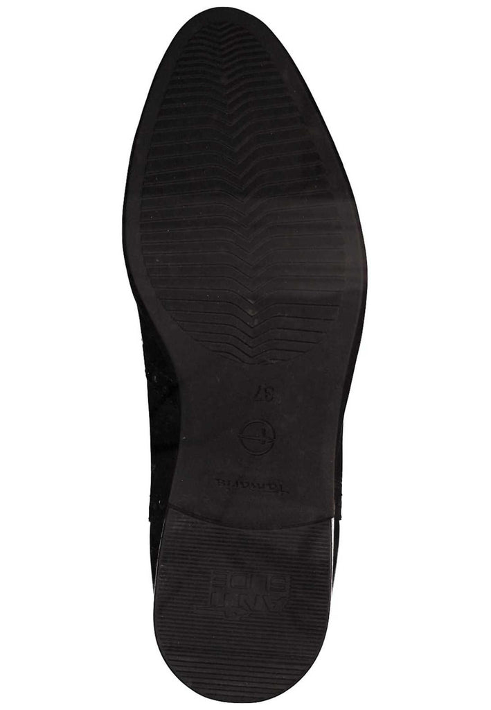 Tamaris Stiefelette Leder/Synthetik Schwarz Lack - surf4shoes