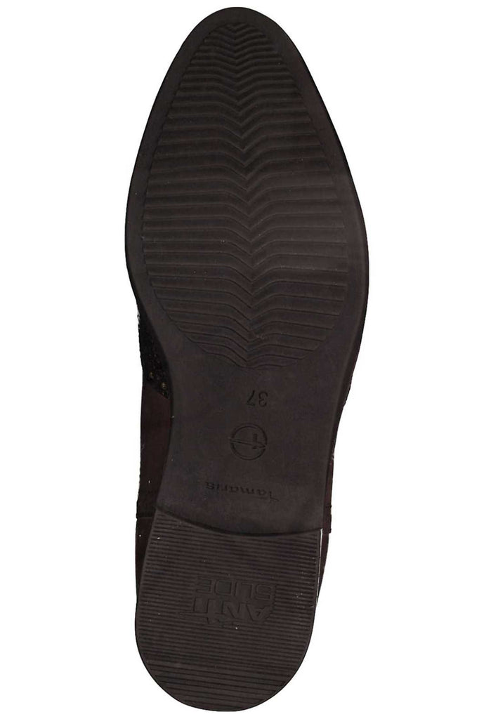Tamaris Stiefelette Leder/Textil Chestnut - surf4shoes