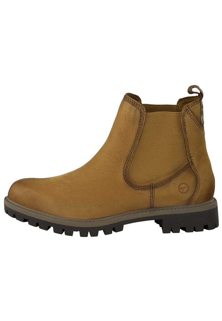 Tamaris Stiefelette Leder Nuss - surf4shoes