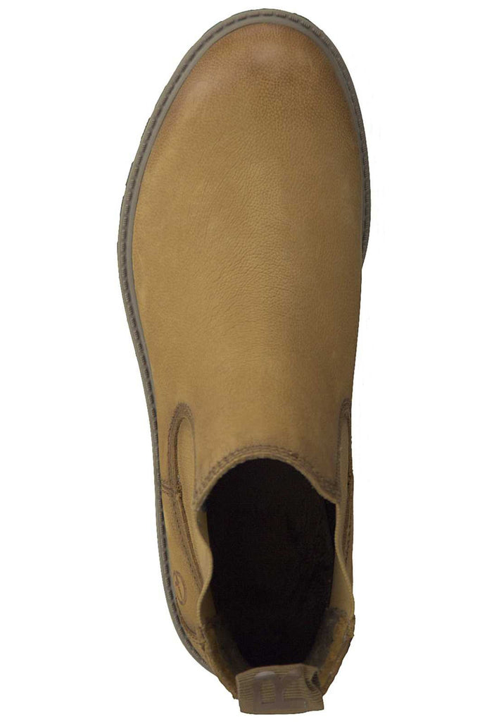 Tamaris Stiefelette Leder Nuss - surf4shoes