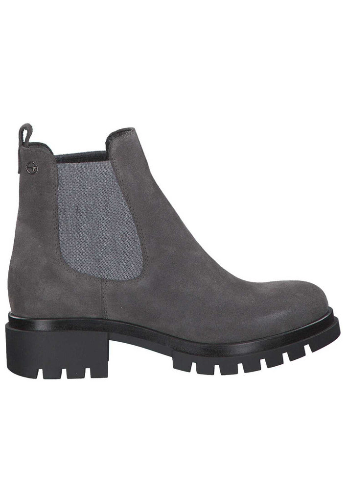 Tamaris Stiefelette Leder Anthrazit - surf4shoes