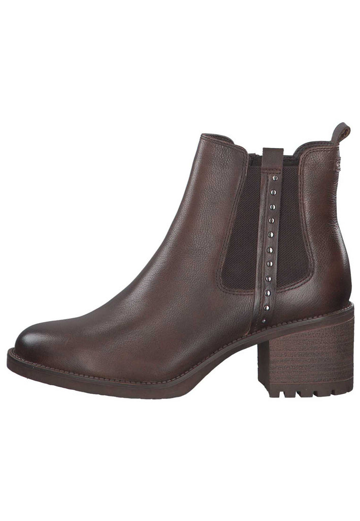 Tamaris Stiefelette Leder Cafe - surf4shoes