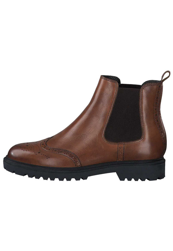 Tamaris Stiefelette Leder Cognac - surf4shoes