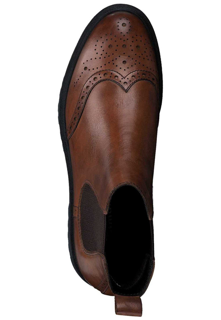 Tamaris Stiefelette Leder Cognac - surf4shoes