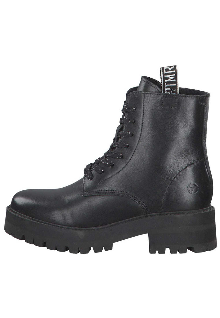Tamaris Stiefelette Leder Schwarz - surf4shoes