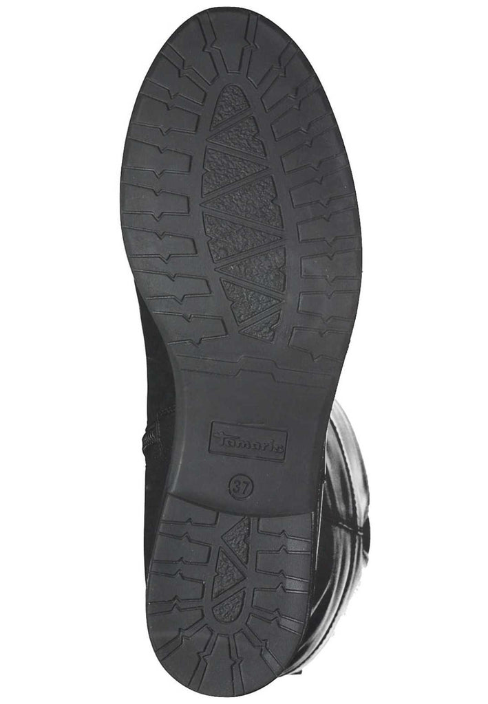 Tamaris Stiefel Leder Schwarz - surf4shoes