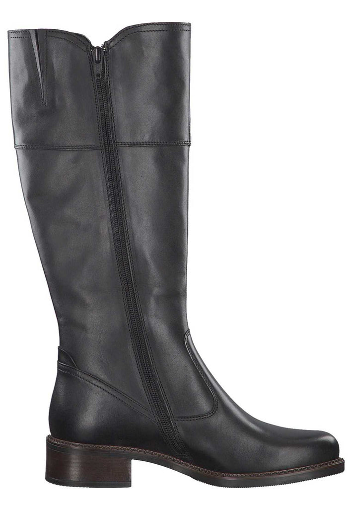 Tamaris Stiefel Leder Schwarz - surf4shoes