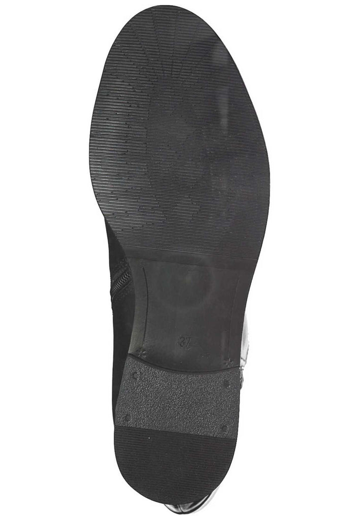 Tamaris Stiefel Leder Schwarz - surf4shoes