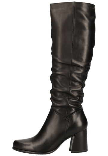 Tamaris Stiefel Leder Schwarz - surf4shoes