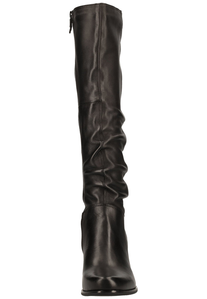 Tamaris Stiefel Leder Schwarz - surf4shoes