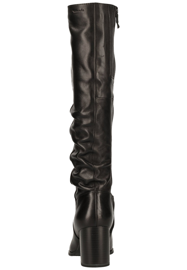 Tamaris Stiefel Leder Schwarz - surf4shoes