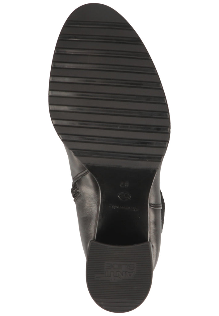 Tamaris Stiefel Leder Schwarz - surf4shoes