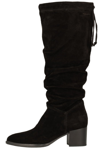 Tamaris Stiefel Leder Schwarz - surf4shoes