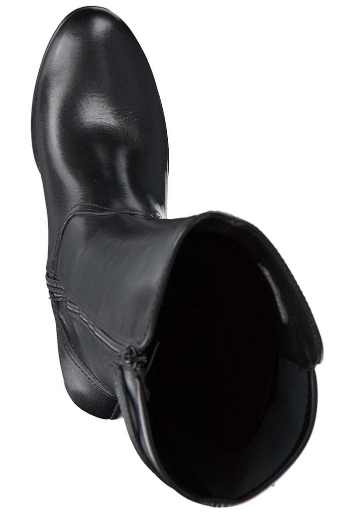 Tamaris Stiefel Leder/Synthetik Schwarz - surf4shoes