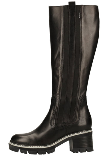Tamaris Stiefel Leder Schwarz - surf4shoes