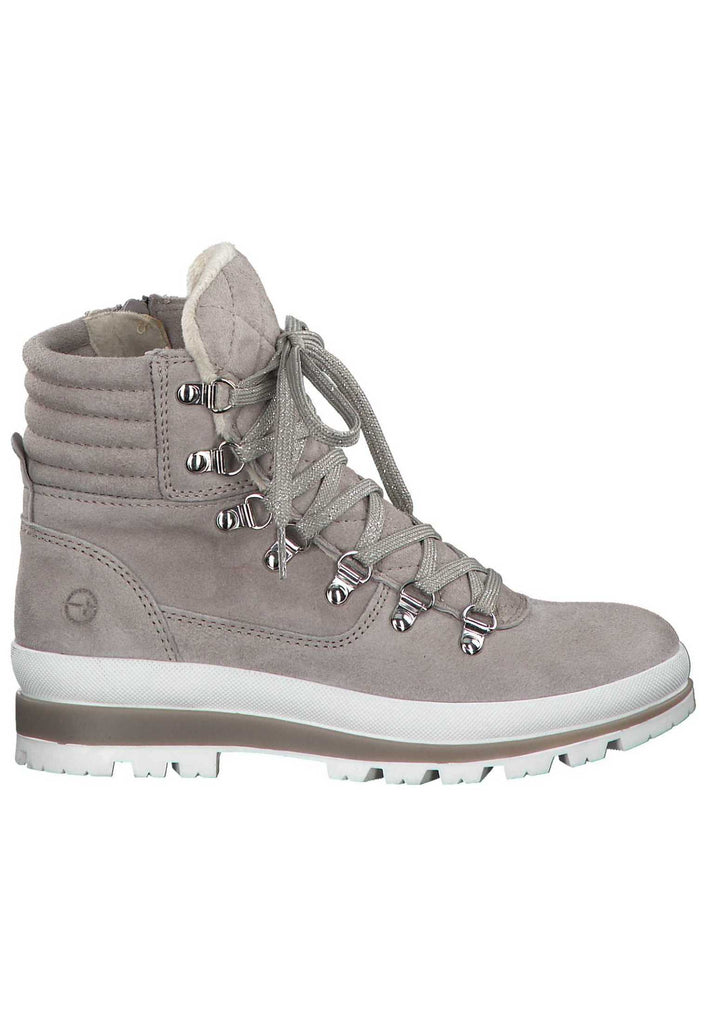 Tamaris Stiefelette Leder Grau - surf4shoes