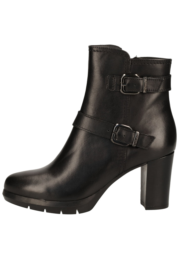Tamaris Stiefelette Leder Schwarz - surf4shoes