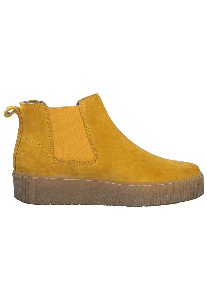 Tamaris Stiefelette Leder Gelb Warmfutter - surf4shoes
