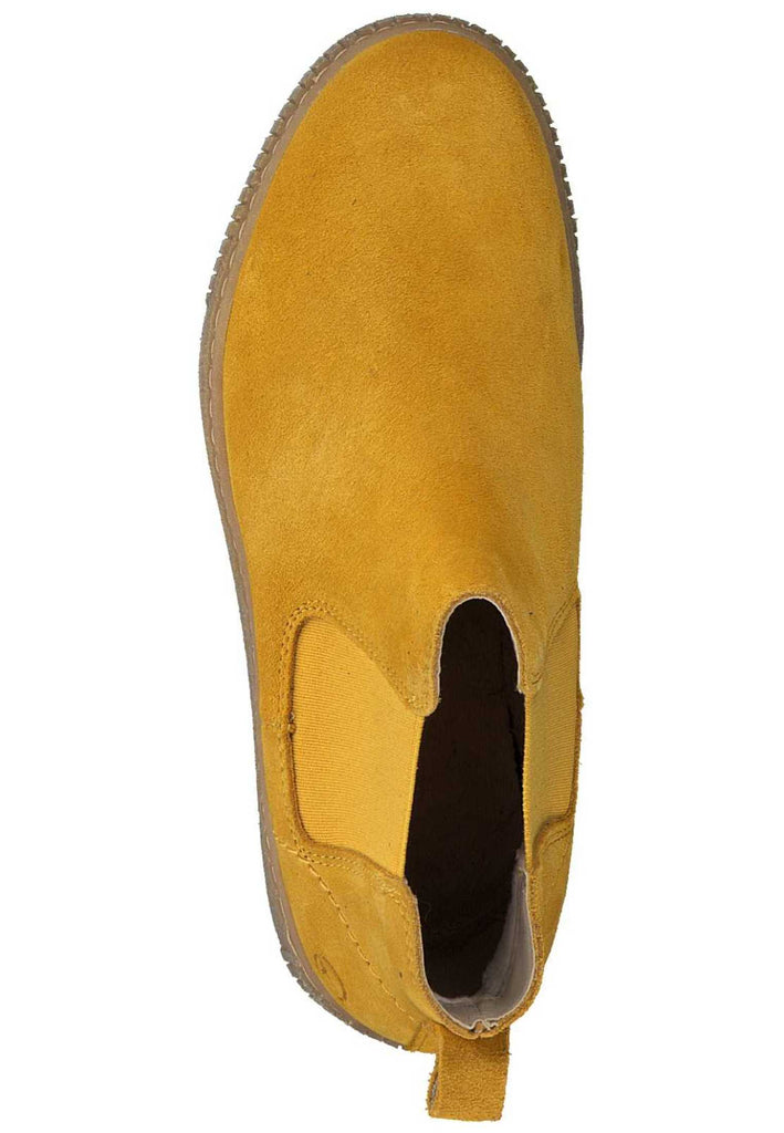 Tamaris Stiefelette Leder Gelb Warmfutter - surf4shoes