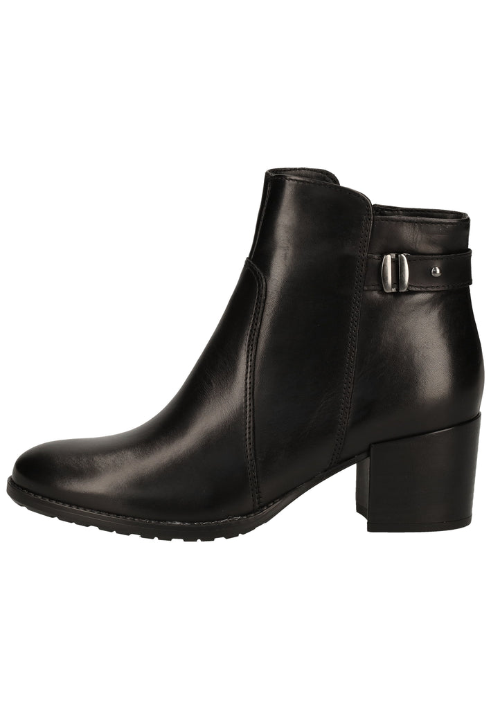 Tamaris Stiefelette Leder Schwarz - surf4shoes