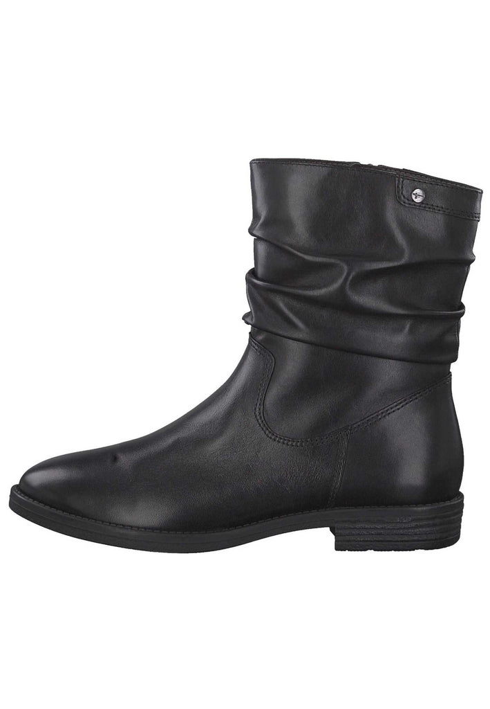 Tamaris Stiefelette Leder Schwarz - surf4shoes