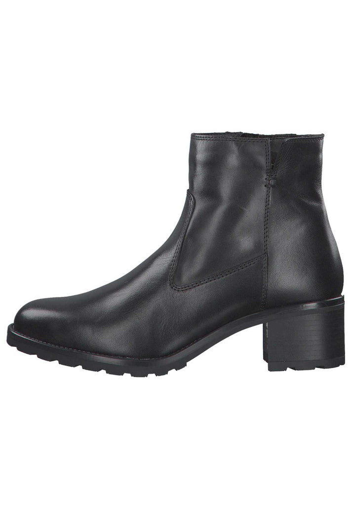 Tamaris Stiefelette Leder Schwarz Warmfutter - surf4shoes