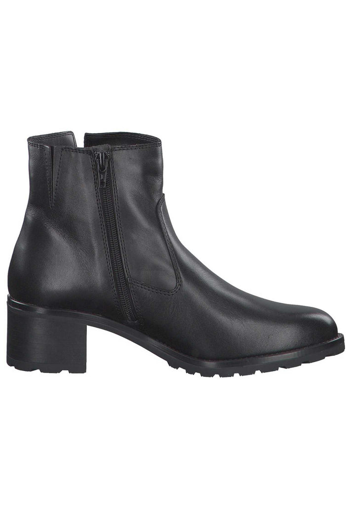 Tamaris Stiefelette Leder Schwarz Warmfutter - surf4shoes